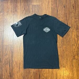 Vintage Harley Davidson Wounded Warrior Operation Personal Freedom T-Shirt